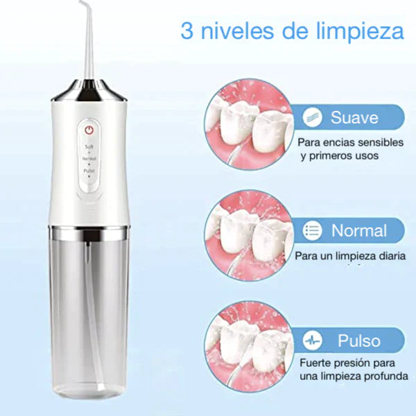 Irrigador Bucal Limpiador Dientes Eléctr