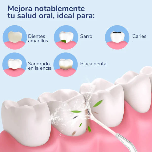 Irrigador Bucal Limpiador Dientes Eléctr