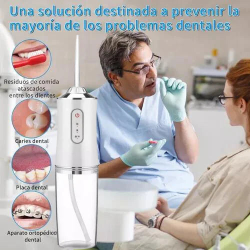 Irrigador Bucal Limpiador Dientes Eléctr